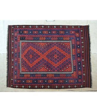 Hand Woven Afghan Wool Kilim Area Rug 300 x 232 cm