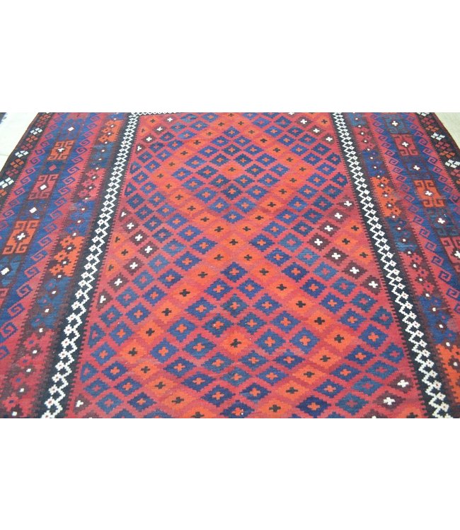 Handgewebte Orientalisch Wolle Kelim Teppich 300 x 232 cm