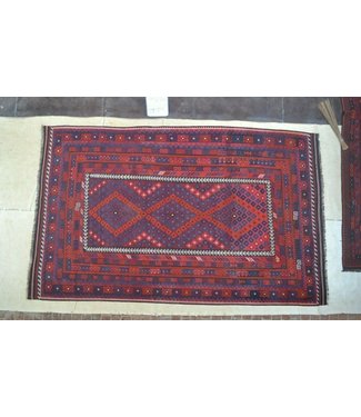 Hand Woven Afghan Wool Kilim Area Rug 394 x 241 cm