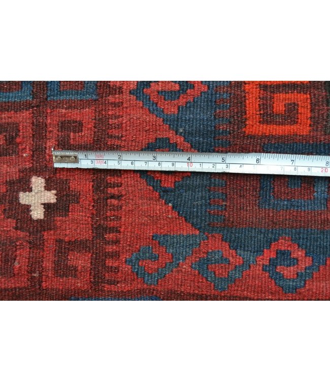 Handgewebte Orientalisch Wolle Kelim Teppich 394 x 241 cm