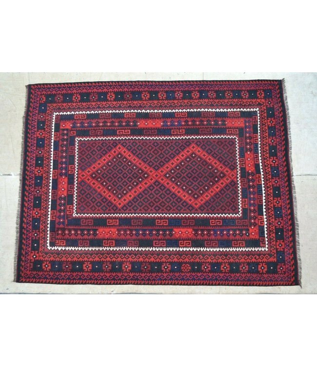 Hand Woven Afghan Wool Kilim Area Rug 315 x 242 cm