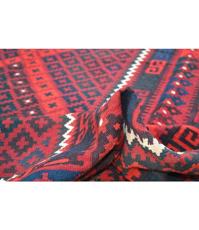 Hand Woven Afghan Wool Kilim Area Rug 315 x 242 cm