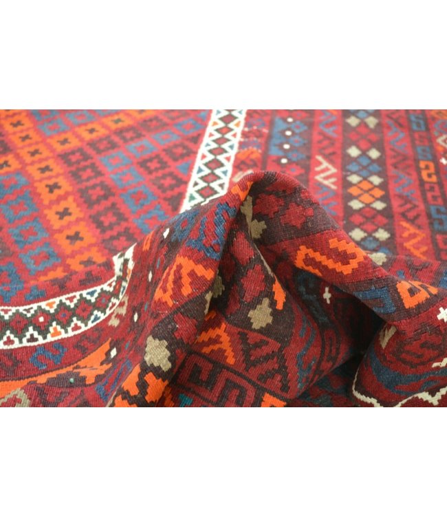 Hand Woven Afghan Wool Kilim Area Rug 468 x 258 cm