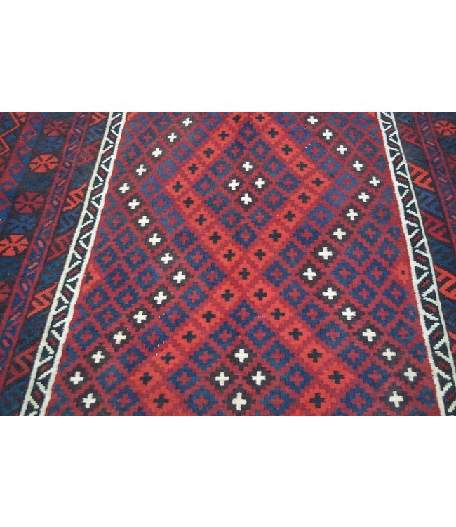 Hand Woven Afghan Wool Kilim Area Rug 307 x 240 cm
