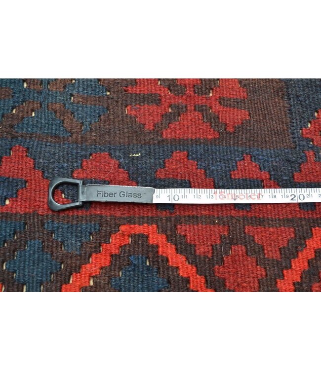 Hand Woven Afghan Wool Kilim Area Rug 307 x 240 cm