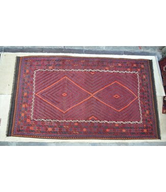 Handgewebte Orientalisch Wolle Kelim Teppich 435 x 250 cm