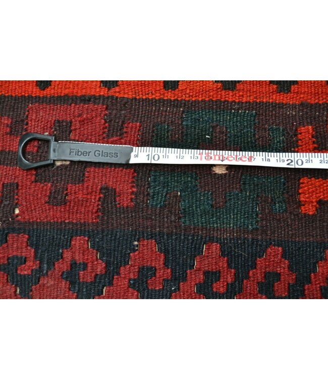 Handgemaakt Oosters Kelim Wol Vloerkleed 450 x 254 cm