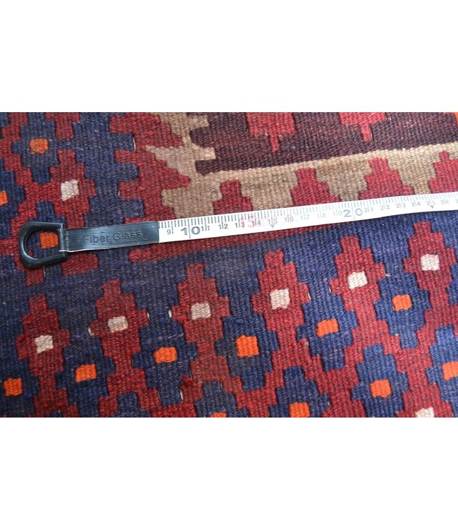 Hand Woven Afghan Wool Kilim Area Rug 369 x 241 cm