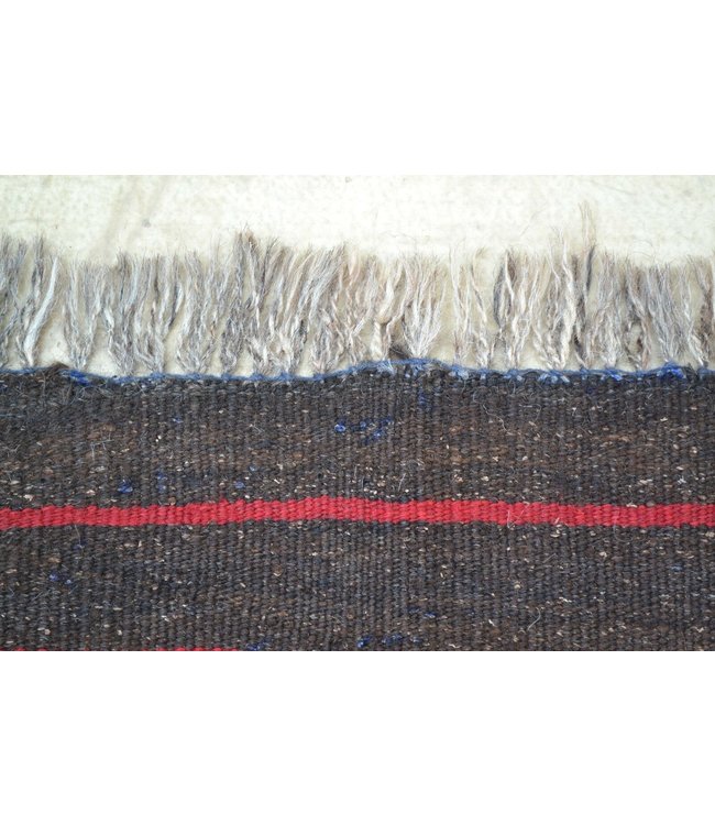Hand Woven Afghan Wool Kilim Area Rug 236 x 133 cm
