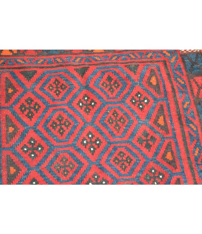 Handgewebte Orientalisch Wolle Kelim Teppich 195 x120 cm