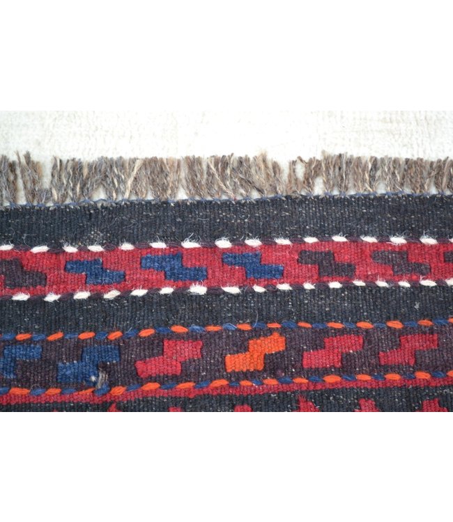 Handgemaakt Oosters Kelim Wol Vloerkleed 195 x120 cm