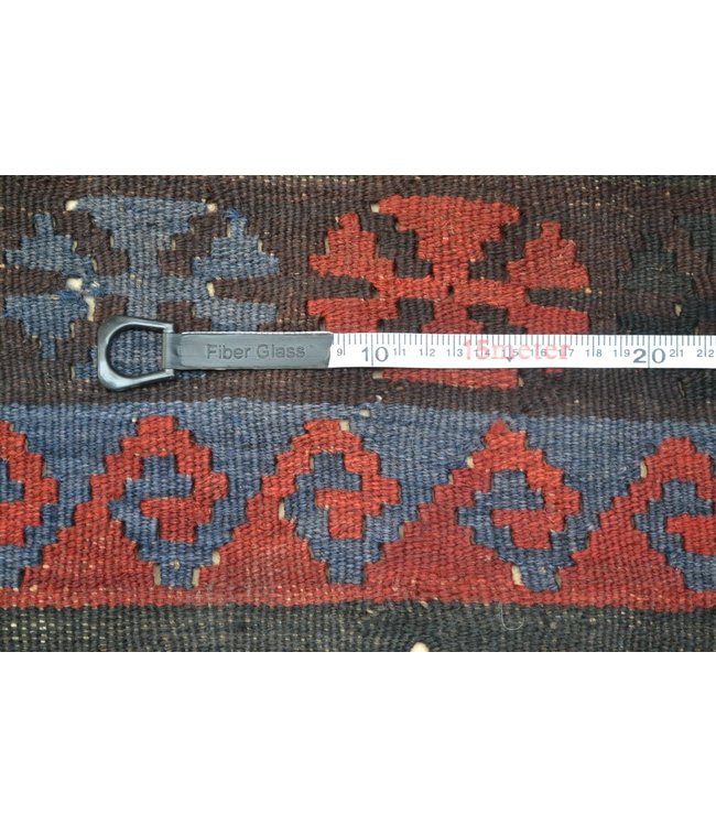 Handgewebte Orientalisch Wolle Kelim Teppich 183 x 119 cm