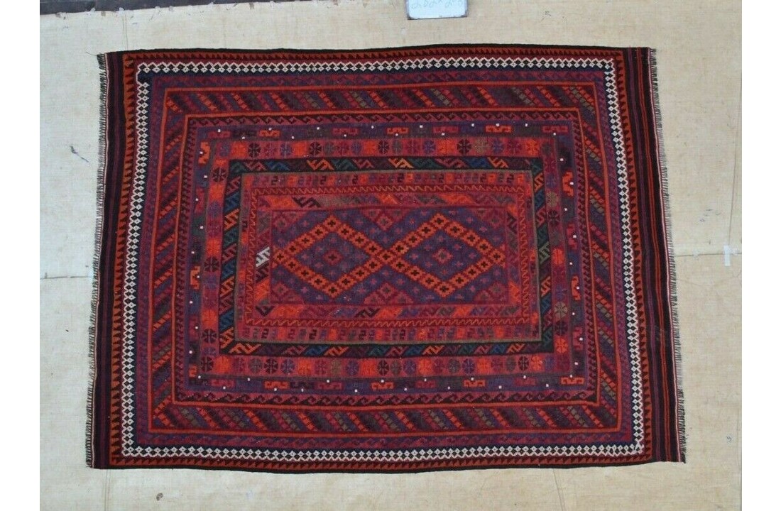kelim 282 x 206 cm vloerkleed tapijt kelims hand geweven
