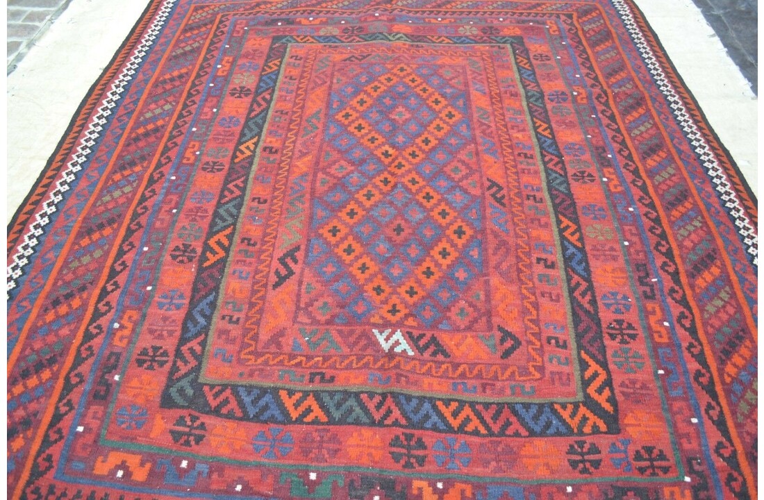 kelim 282 x 206 cm vloerkleed tapijt kelims hand geweven