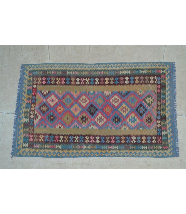 kelim  246 x 150 cm vloerkleed tapijt kelims hand geweven
