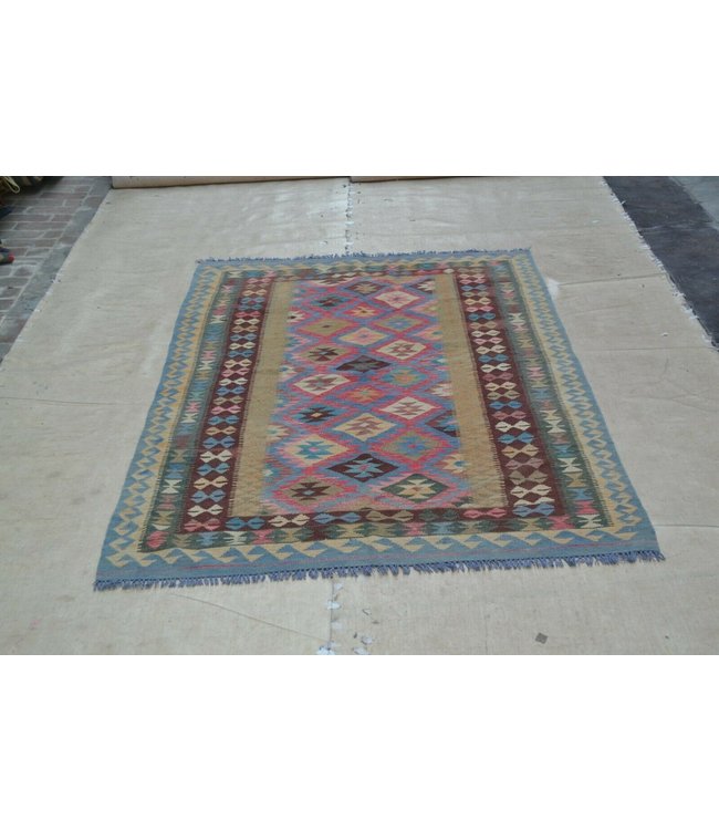 kelim  246 x 150 cm vloerkleed tapijt kelims hand geweven