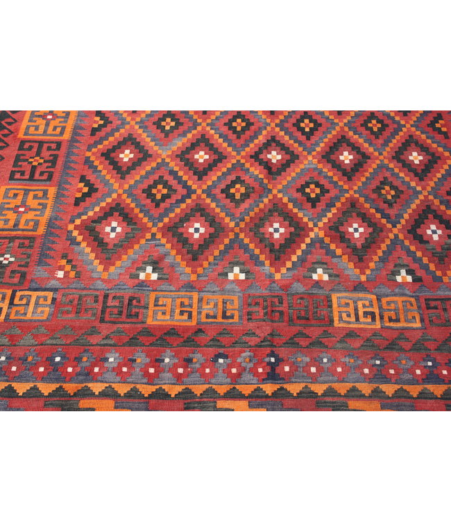 Handgewebte Orientalisch Wolle Kelim Teppich 293 x 231 cm