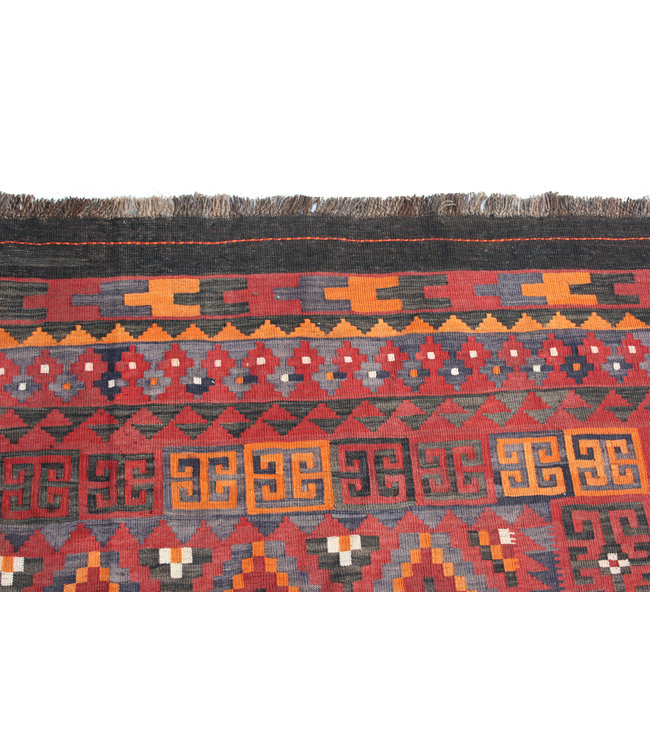Handgewebte Orientalisch Wolle Kelim Teppich 293 x 231 cm