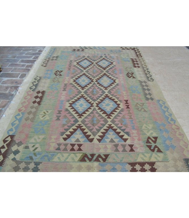 kelim 280 x 159 cm vloerkleed tapijt kelims hand geweven