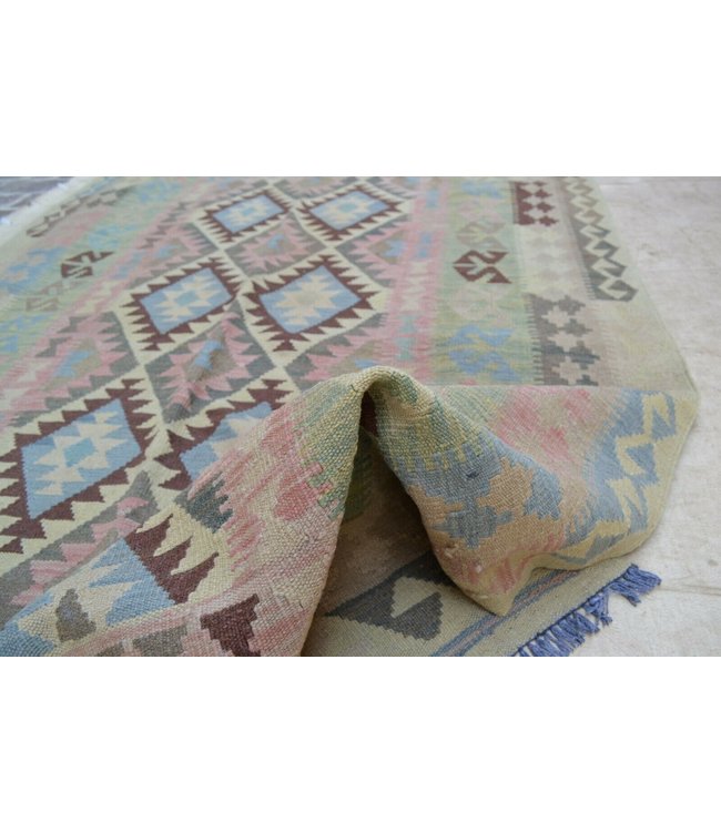 kelim 280 x 159 cm vloerkleed tapijt kelims hand geweven