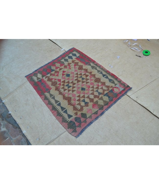 kelim 111 x 94 cm vloerkleed tapijt kelims hand geweven