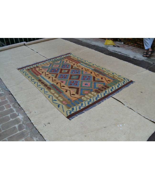 kelim   207 x 167 cm vloerkleed tapijt kelims hand geweven