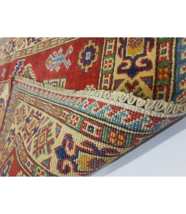 Handgeknoopt kazak tapijt 146 x 100 cm vloerkleed tapijt