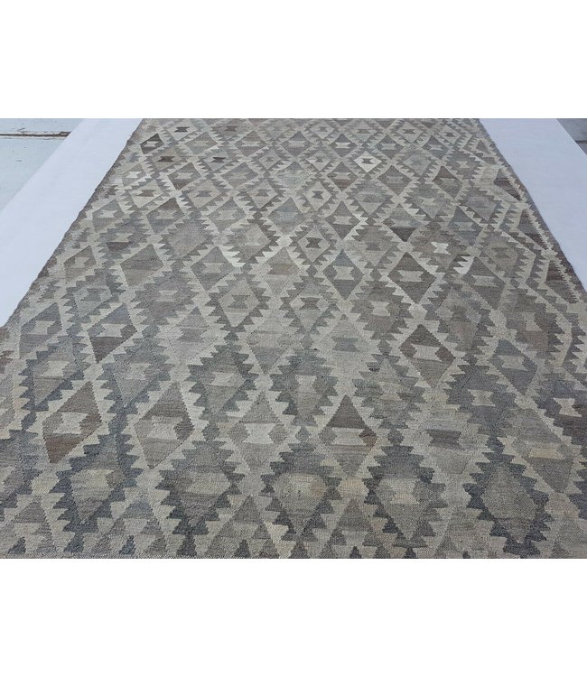 (9'6 x 6'9 )-Feet kelim natural rug  290 x 208 cm