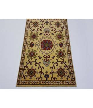 (4'11 x 3'1) feet  Hand knotted wool kazak area rug 151x95 cm