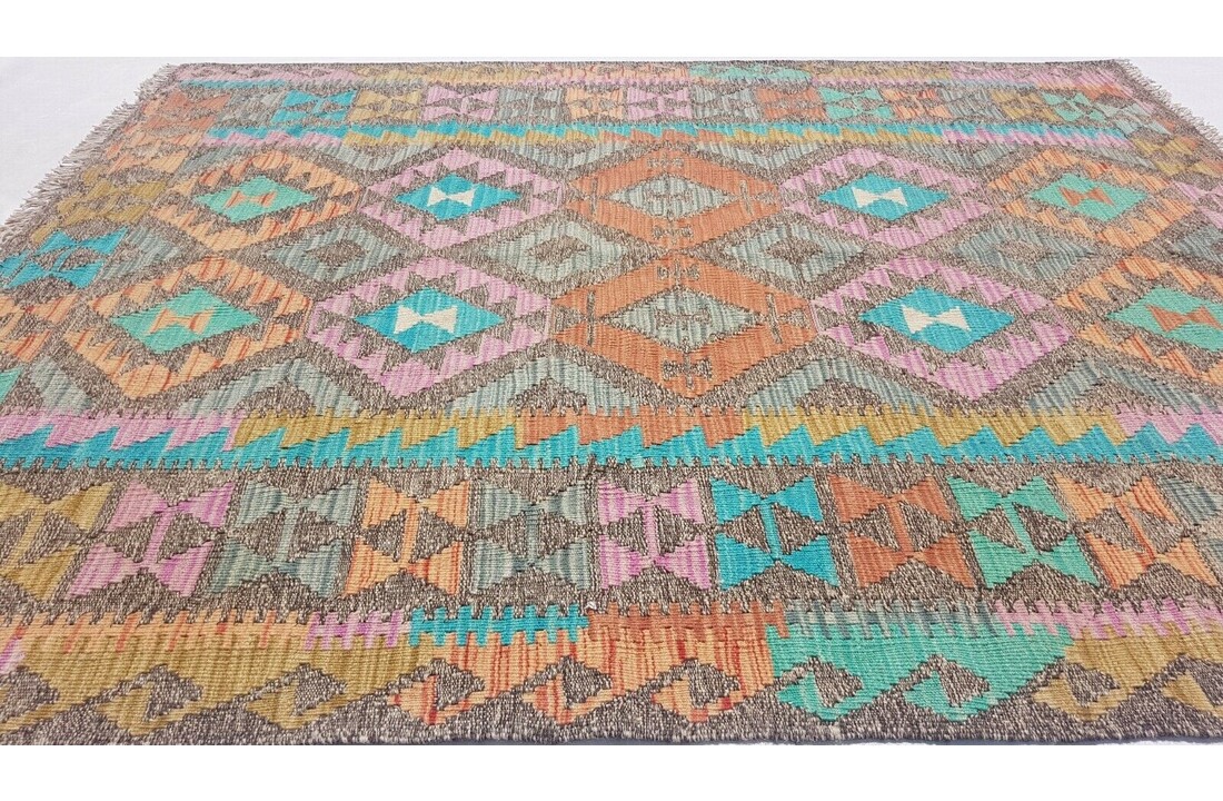 kelim 189x148 cm vloerkleed tapijt kelims hand geweven
