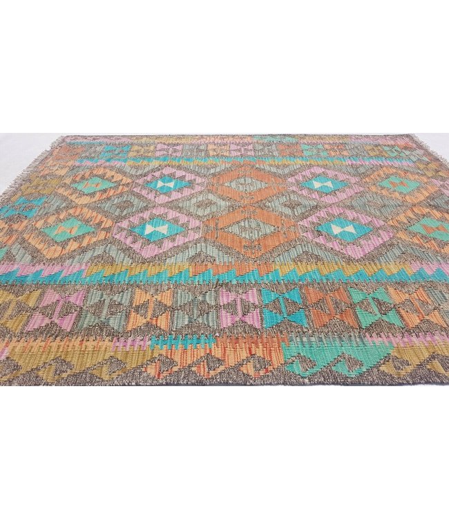(6'2 x 4'10 )-Feet  kelim rug    189x148 cm