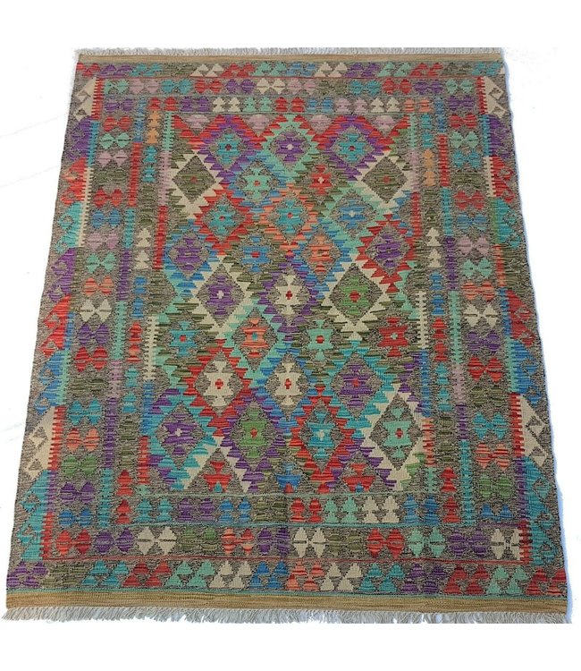 kelim  198x151 cm vloerkleed tapijt kelims hand geweven