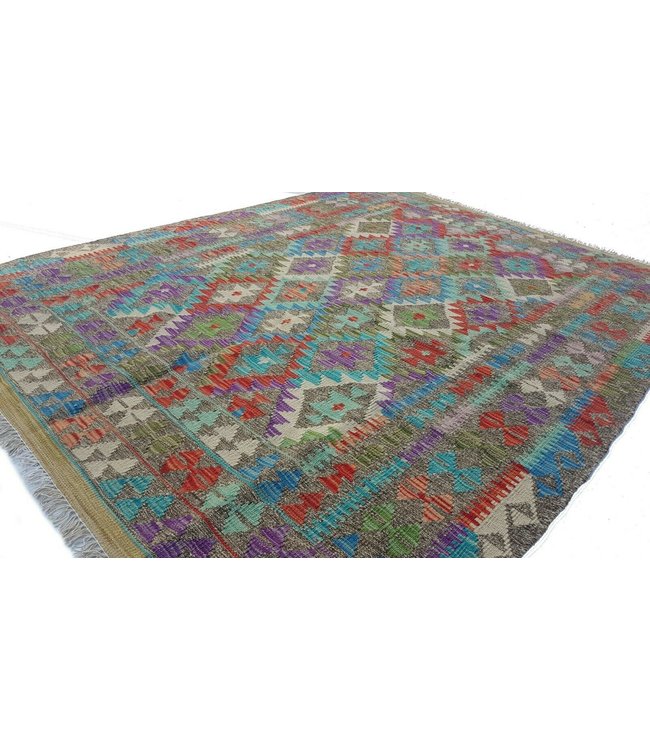 (6'5 x 4'11 )-Feet kelim rug  198x151 cm