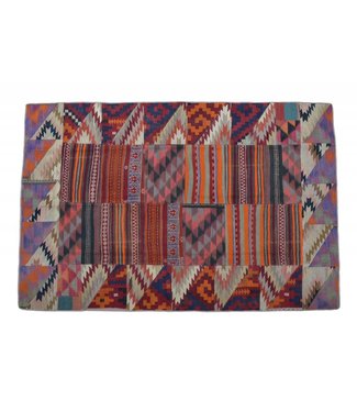 kelim patchwork tapijt 290x193 cm