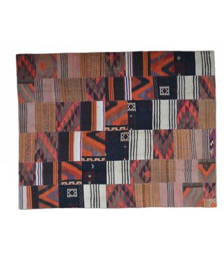 Patchwork Kelim teppich 307x252 cm