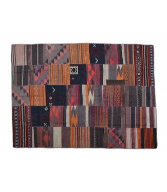 kelim patchwork tapijt 242x178 cm