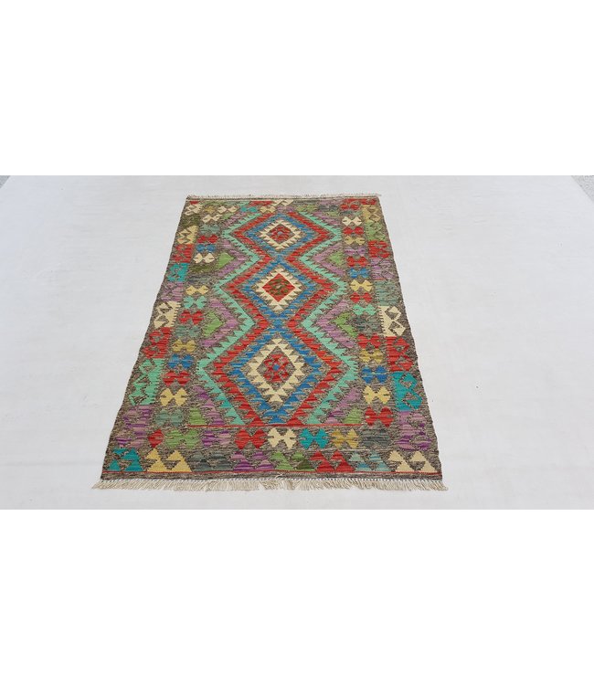 ( 4'9 x 3'1 ) feet  kelim rug  147x94 cm