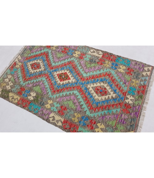 ( 4'9 x 3'1 ) feet  kelim rug  147x94 cm