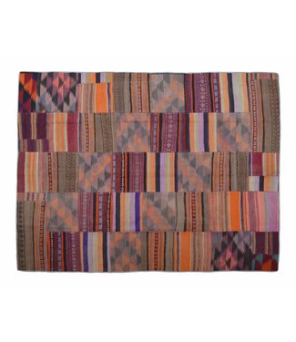 Patchwork Kilim carpet 264x199 cm