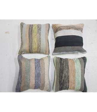 ​​4x modern kilim cushions 50x50 cm with filling