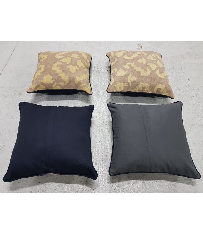 4x kilim cushions ca 40x40 cm with filling