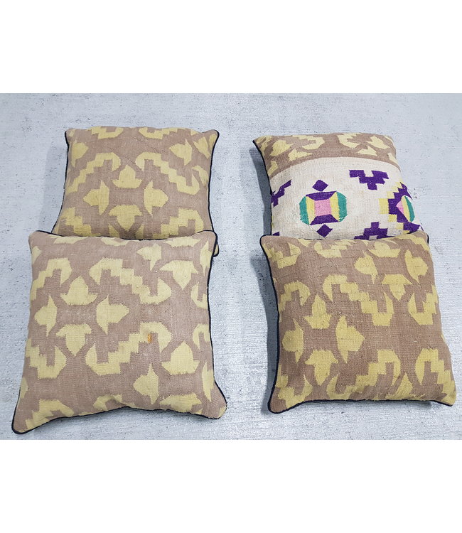 4x kilim cushions ca 40x40 cm with filling