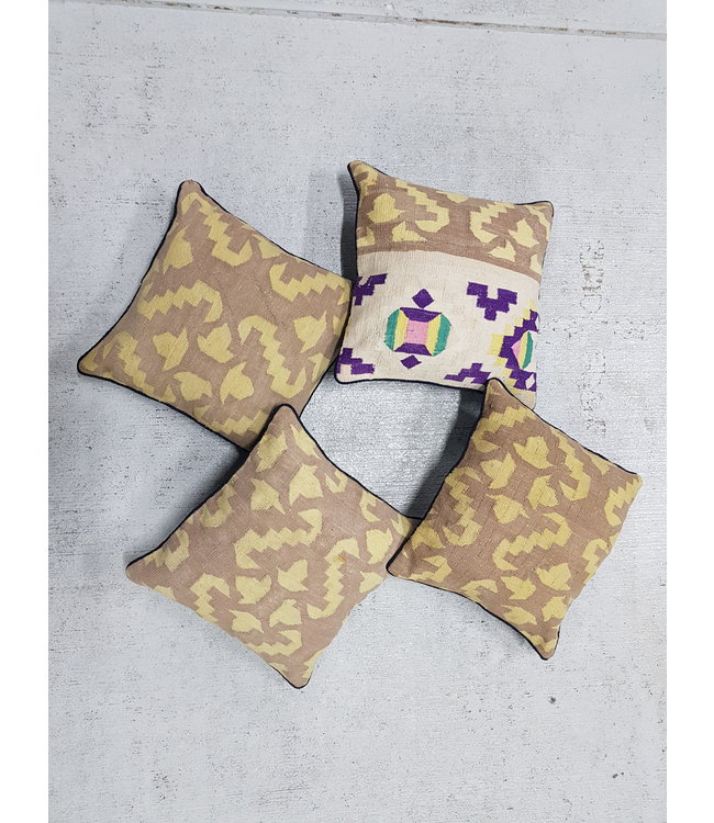 4x kilim cushions ca 40x40 cm with filling