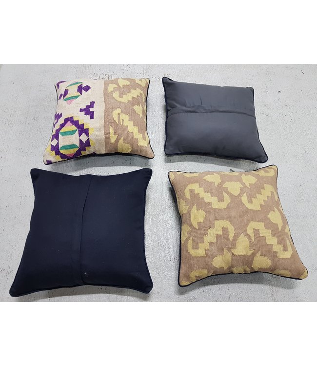 4x kilim cushions ca 40x40 cm with filling