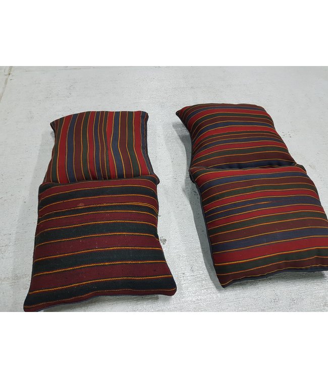 ​​4x modern kilim cushions 40x40 cm with filling