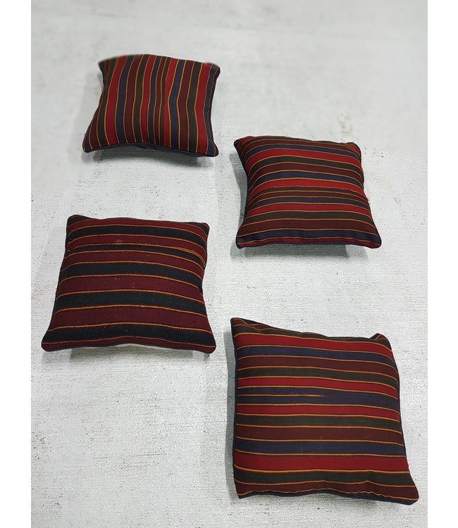 ​​4x modern kilim cushions 40x40 cm with filling
