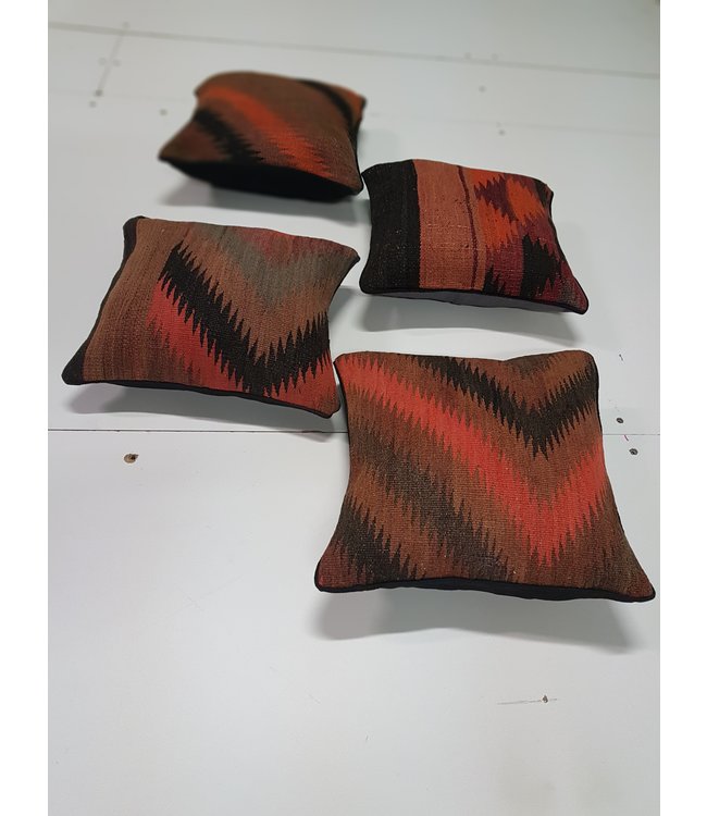 4x kilim cushions ca 40x40 cm with filling