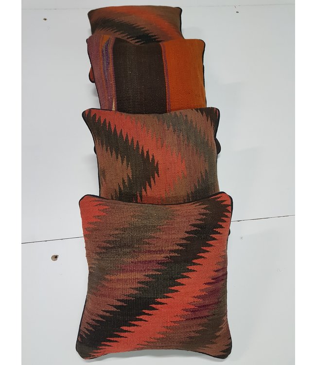 4x kilim cushions ca 40x40 cm with filling