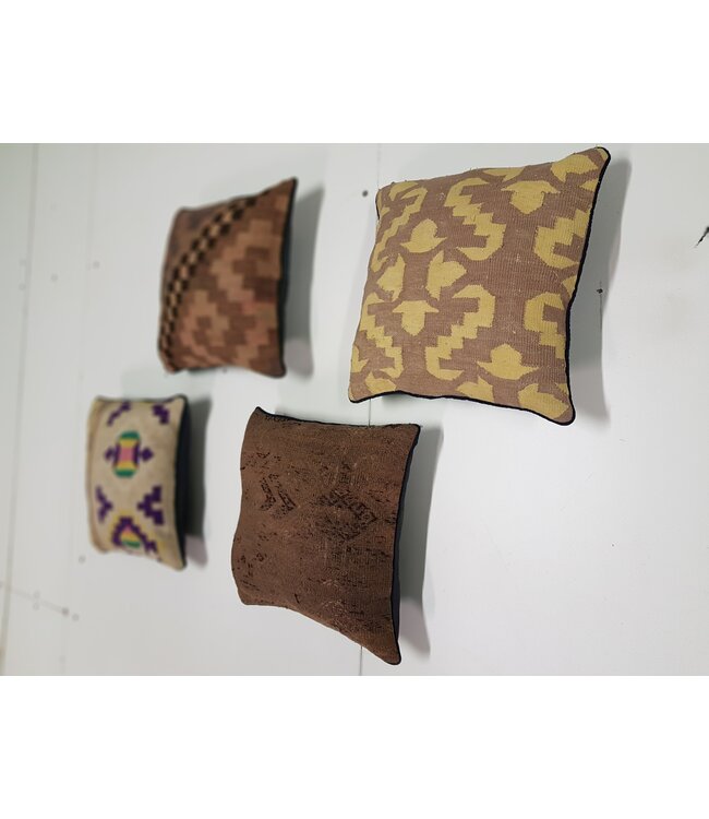 4x kilim cushions ca 40x40 cm with filling