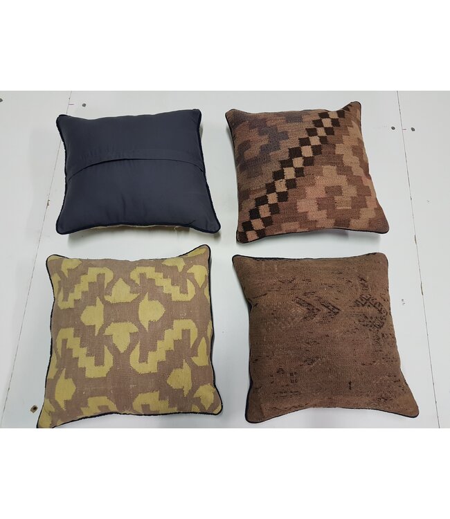 4x kilim cushions ca 40x40 cm with filling
